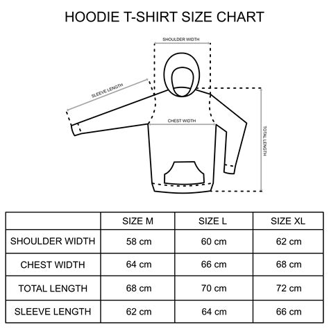 Essentials Hoodie Size Chart Guide