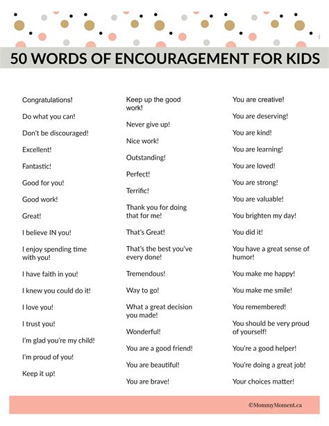 Words Of Encouragement For Kids begin at home and we as parents have ...