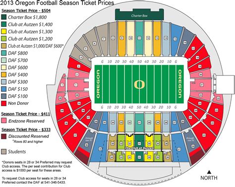 U Of O Football Stadium Seating Chart | Brokeasshome.com