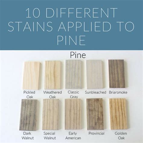 25+ Pine Wood Stain Color Chart - JohannOdessa