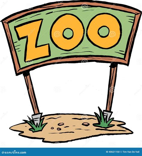 Zoo Sign Cartoon