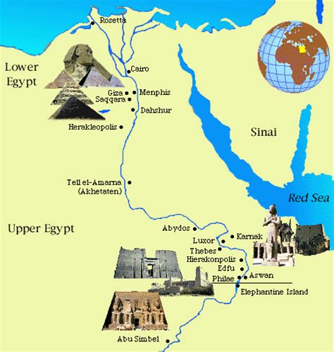 Where Is The Sphinx Located In Egypt Map