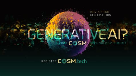 COSM.tech: Upcoming AI conference November 1-3, 2023 - Bill Dembski