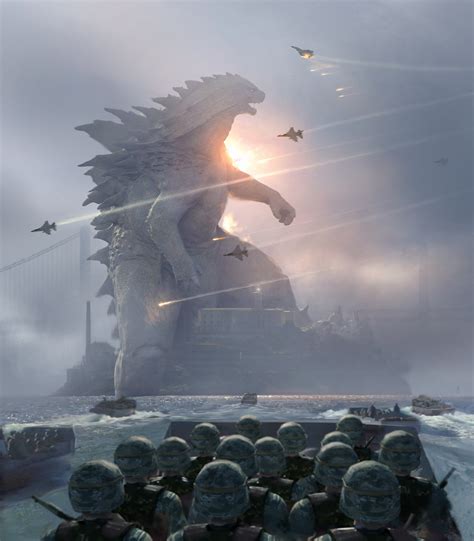 Rare Godzilla (2014) Concept Art Revealed! #Godzilla