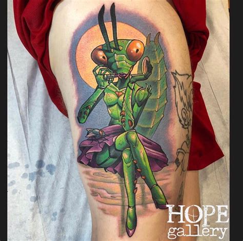 Mantis Pin-Up by Christian Perez of Hope Gallery Tattoo (New Haven, CT ...