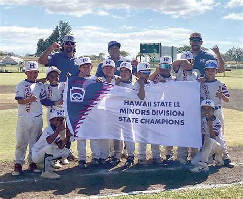 Hilo Little League Minors win state title on Maui - Hawaii Tribune-Herald