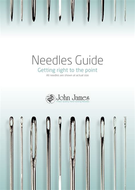 32+ Hand Sewing Needle Sizes Chart | HatemHarmoni