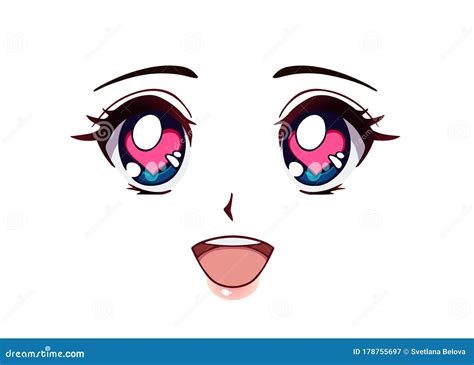 Happy Anime Girl Eyes