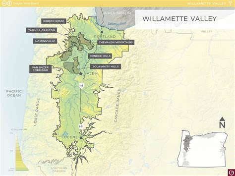 Oregon-Wine-Map-Willamette-Valley-AVA-1902082 | Oregon Wine Resource Studio