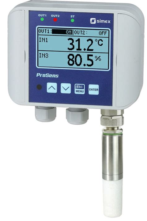 Relative humidity sensor - ProSens - SIMEX Sp. z o.o. - wall-mount ...