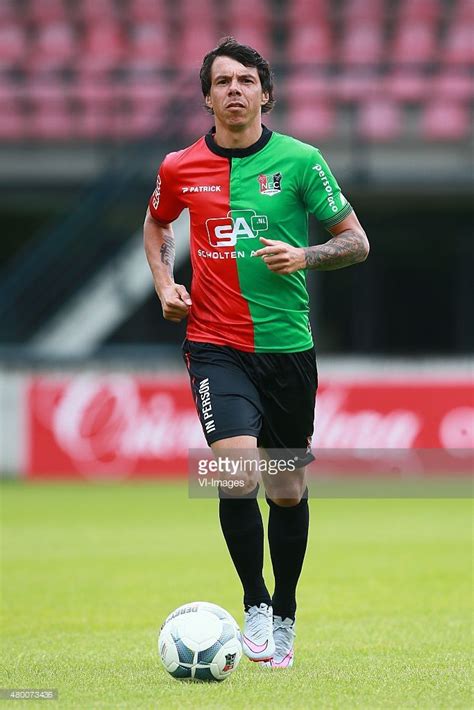 Jeffrey Leiwakabessy during the team presentation of NEC Nijmegen on ...