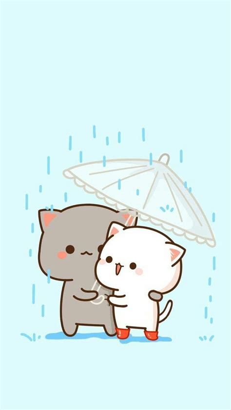 Kawaii cute background ::Click here to cute, Cute Kawaii Cat HD phone ...