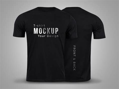 Jcp black t shirt mockup template free download monthly box – European ...