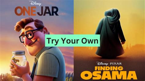 Make AI Generated Disney Pixar Movie Posters [Free] Now! - Open AI Sea