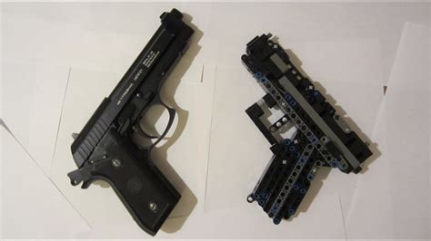 Lego technic Pistol instruction - YouTube