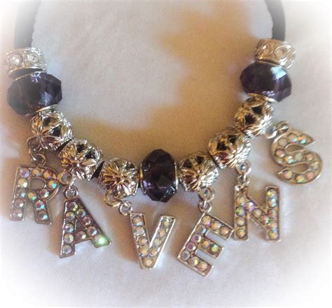 Baltimore Ravens Jewelry handmade Bracelets all inspired