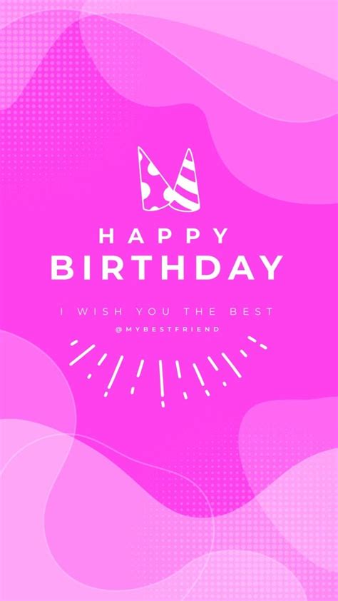 Download free Friendly Birthday Instagram Story template