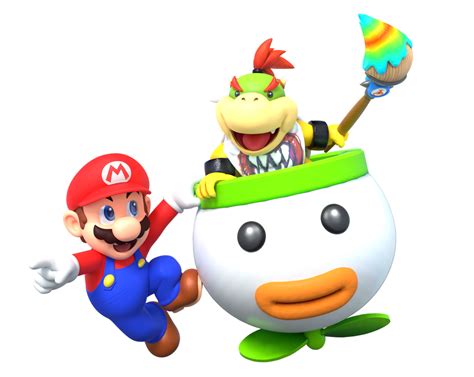 Mario and Bowser Jr. Render (Bowser's Fury) by Nintega-Dario on DeviantArt