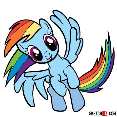 Mlp Rainbow Dash Flying Animated