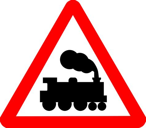 Download Railway Crossing, Traffic, Signs. Royalty-Free Vector Graphic ...