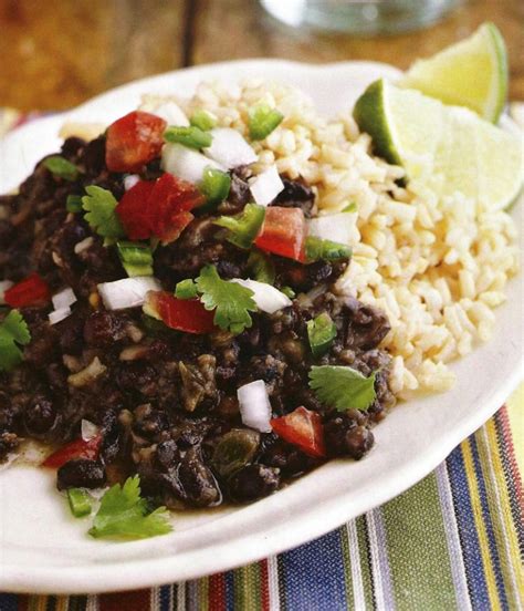 Cuban style black beans and rice recipe - Healthy Recipe