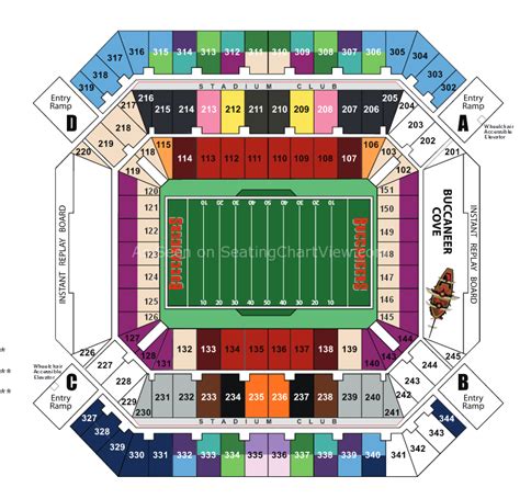 Tampa Stadium Seating Chart