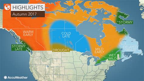 2017 Canada fall forecast: Mild autumn to unfold in eastern, Atlantic ...