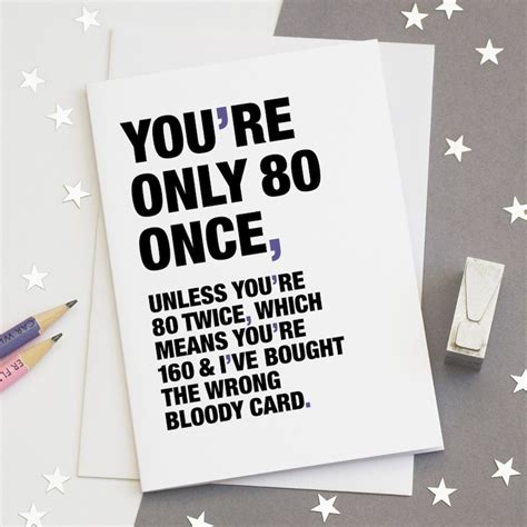 80th Birthday Card Funny 80 Card Funny 80th Birthday - Etsy Ireland