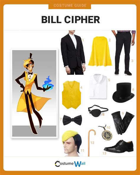 Dress Like Bill Cipher Costume | Halloween and Cosplay Guides