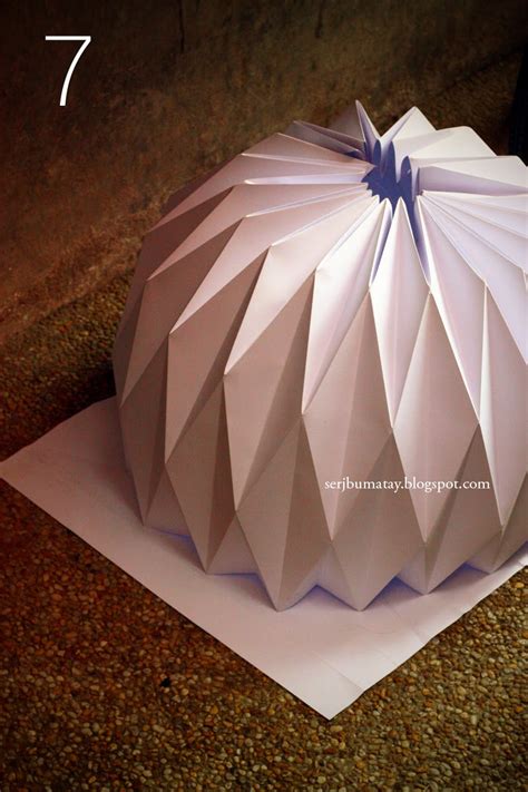 Thumbsucking: How to make an origami paper lantern