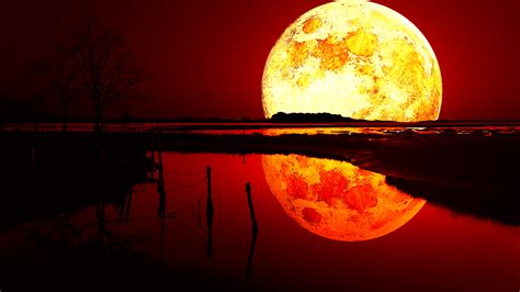 1920x1080 Resolution Blood Moon 1080P Laptop Full HD Wallpaper ...