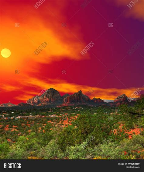 Sunset Sedona Arizona Image & Photo (Free Trial) | Bigstock