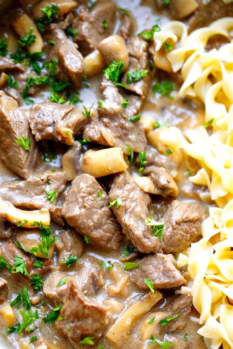 Easy Beef Stroganoff Recipe - Cooking LSL