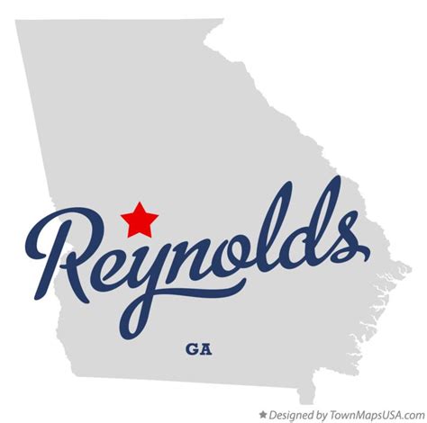 Map of Reynolds, GA, Georgia