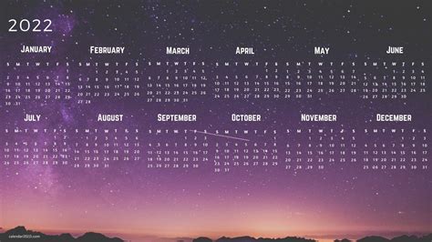 2022 Calendar Wallpapers - Top Free 2022 Calendar Backgrounds ...