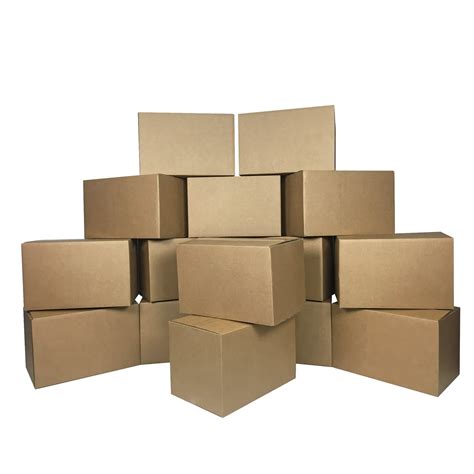 15 Small Moving Boxes - 16x10x10 - Cardboard Box Packing Shipping ...