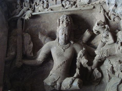 Elephanta Caves | Sculpture inside a cave | chnswam | Flickr