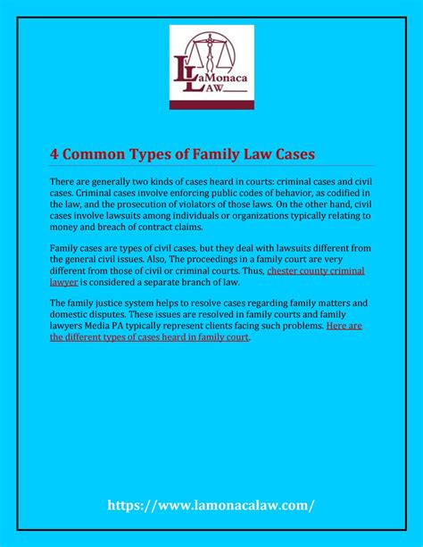 4 Common Types of Family Law Cases by LaMonaca Law - Issuu