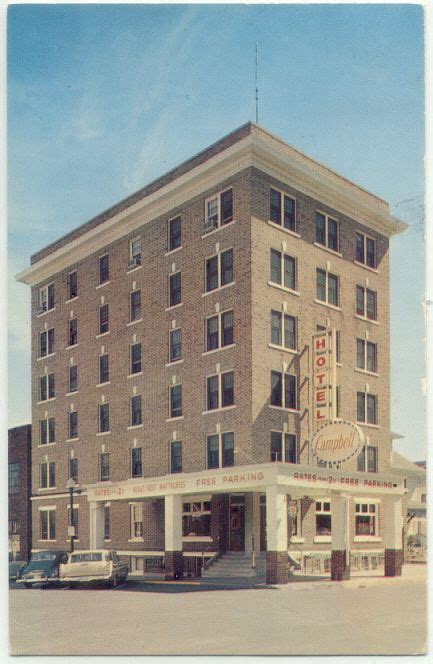 Hotel Campbell in Rochester, Minnesota Postcard | Postcard, Minnesota ...