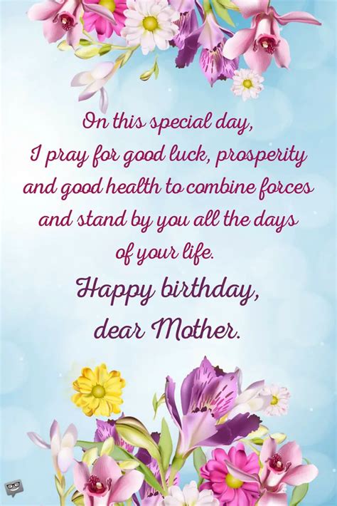 Birthday Prayers for Mothers | Bless you, Mom!