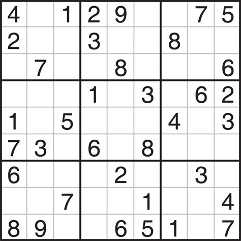 Sudoku Free Printable Pdf