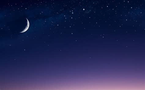 Star Sky Moon Wallpaper