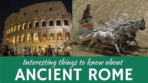 7 Fun Facts about Ancient Rome and Historical Destinations in this ...