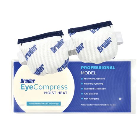 Buy Bruder Moist Heat Eye Compress | Microwave Activated | Fast Acting ...