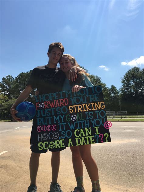 Soccer Homecoming Proposal! Cute homecoming proposal. | Cute homecoming ...