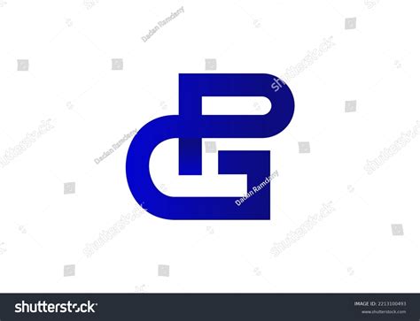 Initials Letter Pg Logo Design Company Stock Vector (Royalty Free ...