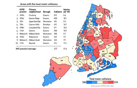 New York City Police Precincts Map - Hiking In Map