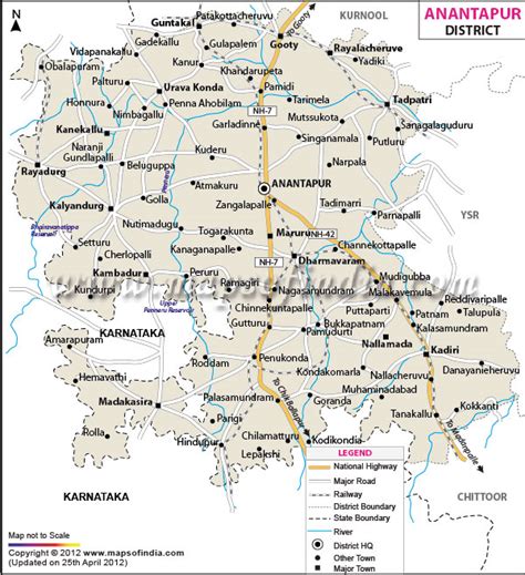 Anantapur District Map