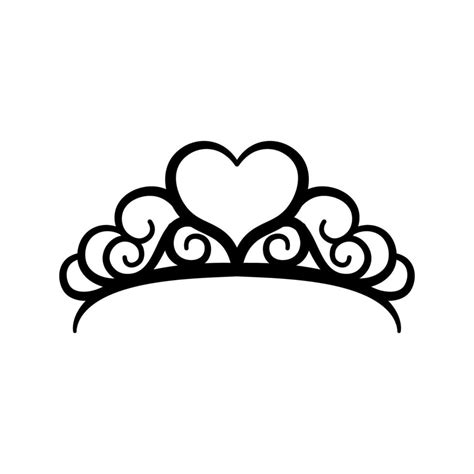 vector queen crown isolated on white background 9009225 Vector Art at ...