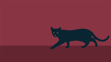 Minimalist Cat Desktop Wallpapers - Wallpaper Cave